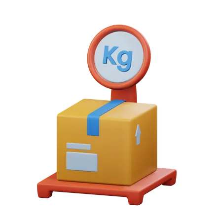 Paketwaage  3D Icon