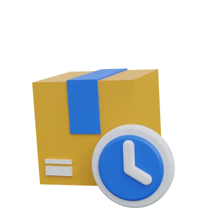 Paketzeit  3D Icon