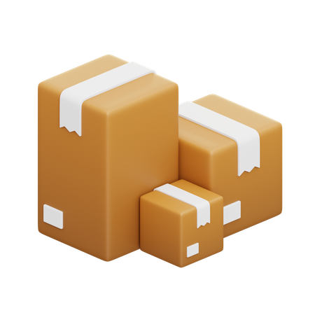 Pakete  3D Icon