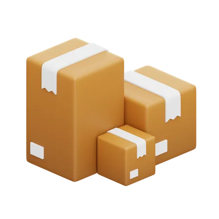 Pakete  3D Icon