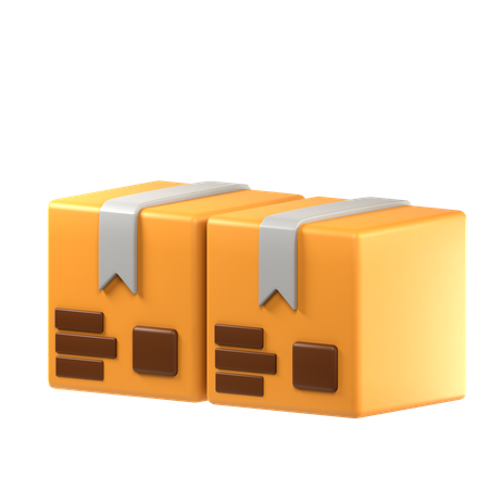 Pakete  3D Icon