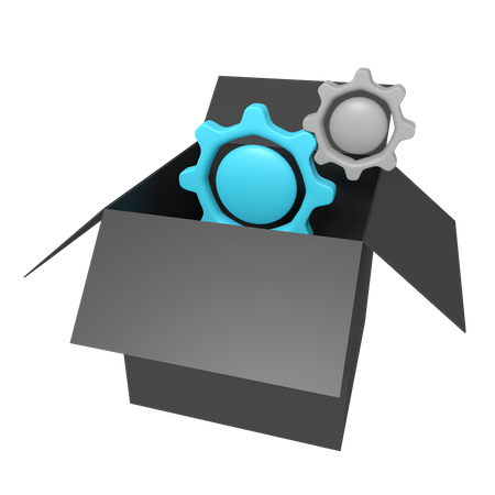 Paketeinstellung  3D Icon