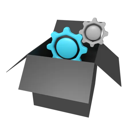 Paketeinstellung  3D Icon