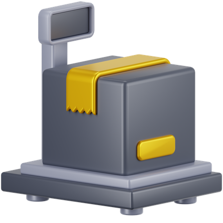 Paketgewicht  3D Icon