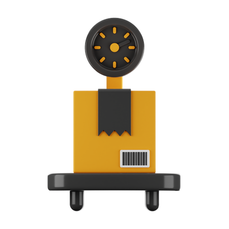 Paketgewicht  3D Icon