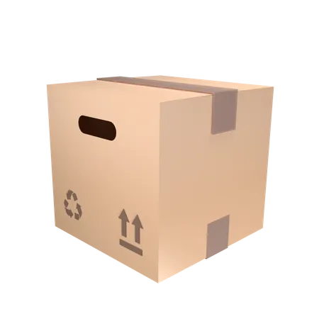 Paketkasten  3D Icon