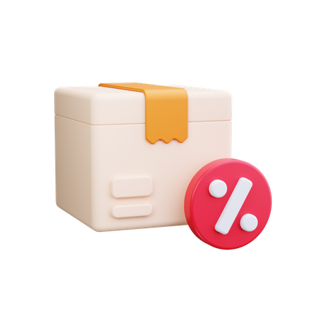 Paketrabatt  3D Icon