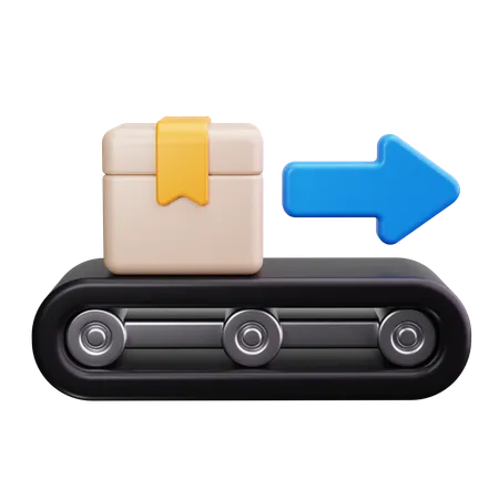 Paketsortierung  3D Icon