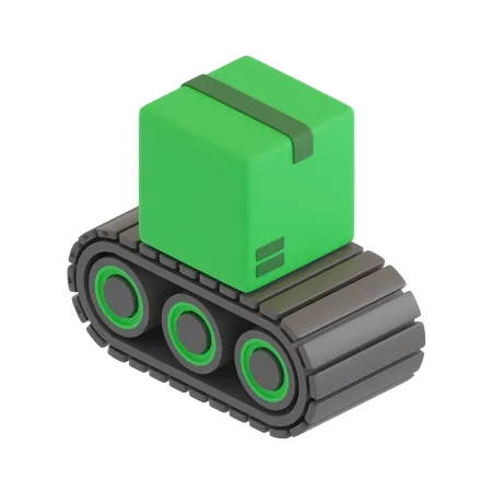 Paketsortierung  3D Icon