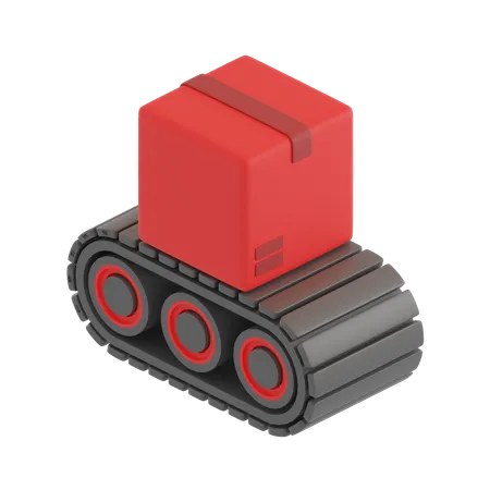 Paketsortierung  3D Icon