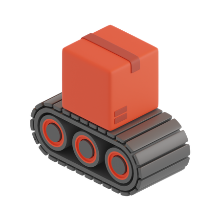 Paketsortierung  3D Icon