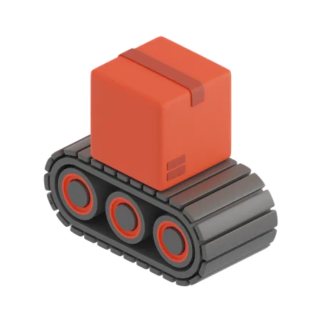 Paketsortierung  3D Icon