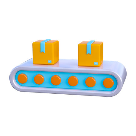 Paketsortierung  3D Icon