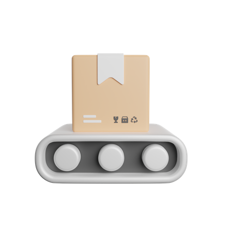 Paketsortierung  3D Icon