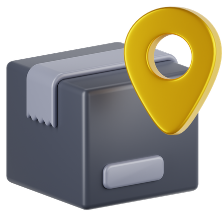 Paketstandort  3D Icon