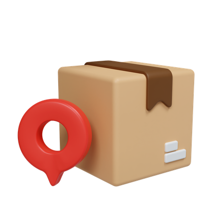 Paketstandort  3D Icon