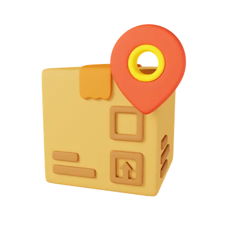 Paketstandort  3D Icon