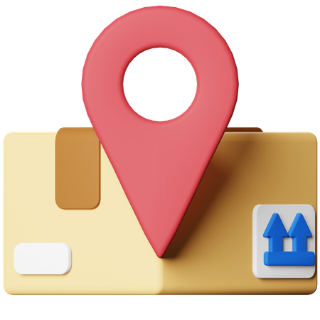 Paketstandort  3D Icon