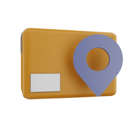 Paketstandort  3D Icon