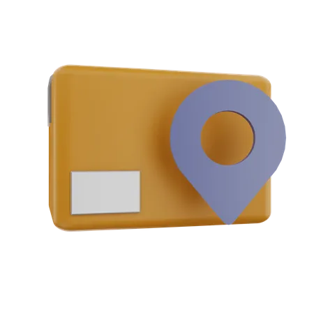 Paketstandort  3D Icon