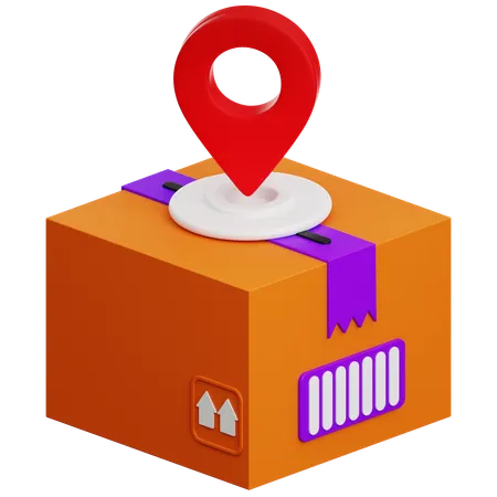 Paketstandort  3D Icon