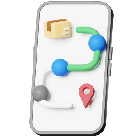 Tracking-Paket in der App  3D Icon