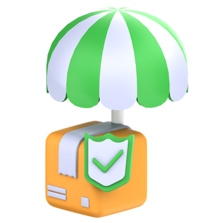 Paketversicherung  3D Icon