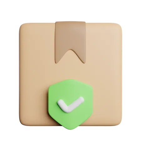 Paketversicherung  3D Icon