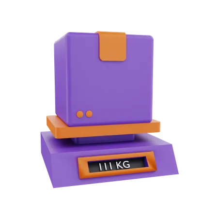 Paketwaage  3D Icon