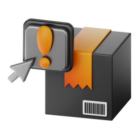 Paketwarnung  3D Icon