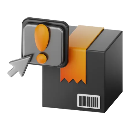 Paketwarnung  3D Icon