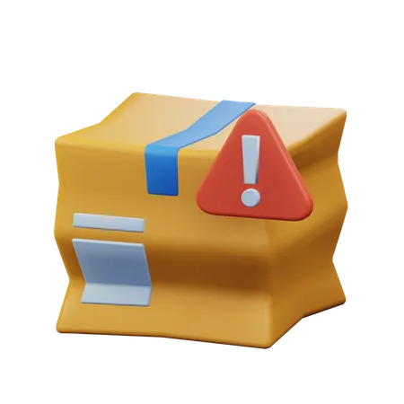 Paketwarnung  3D Icon