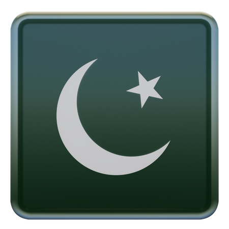 Pakistan Flag  3D Icon