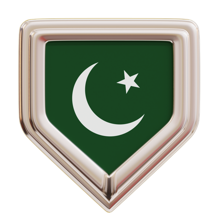 Pakistan Flag  3D Icon