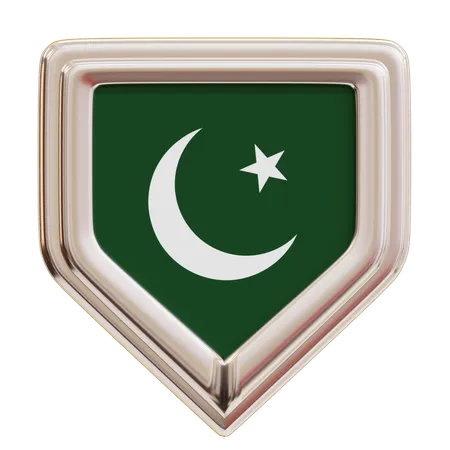 Pakistan Flag  3D Icon