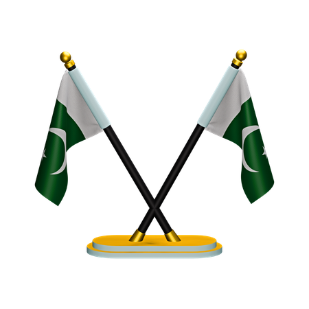 Pakistan Flag  3D Icon