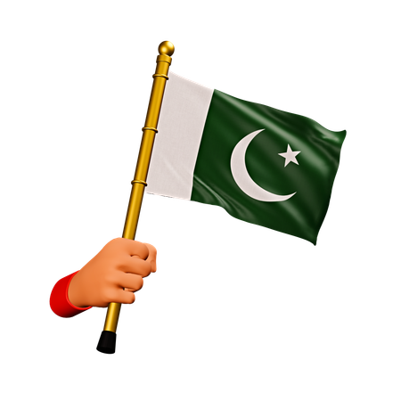 Pakistan Flag  3D Icon