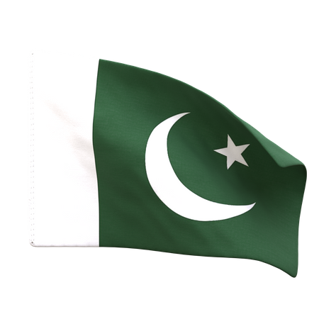 Pakistan Flag  3D Icon