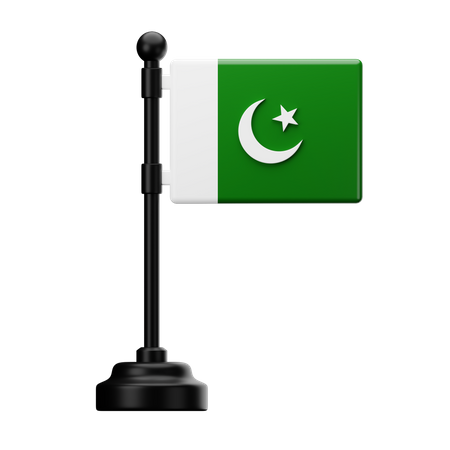 Pakistan Flag  3D Icon