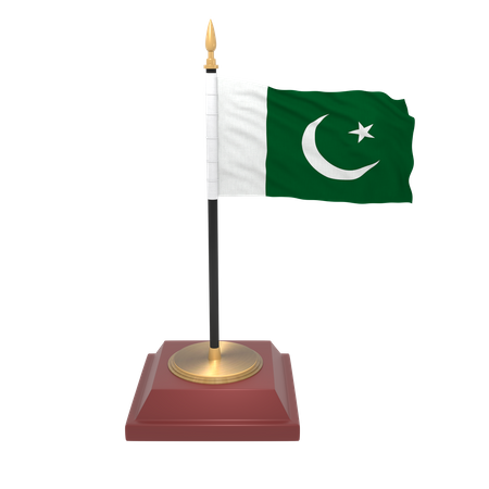 Pakistan flag  3D Icon