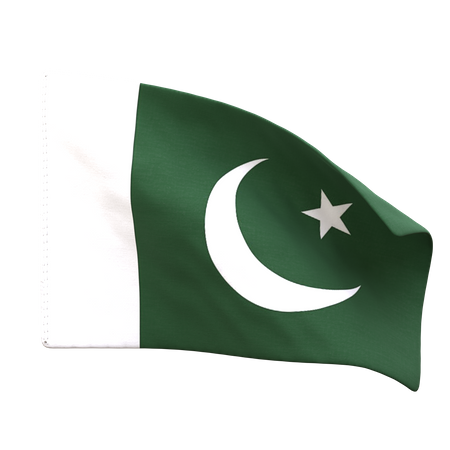 Pakistan Flag  3D Icon