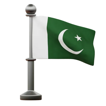 Pakistan Flag  3D Icon