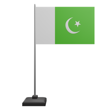 Pakistanische Flagge  3D Icon