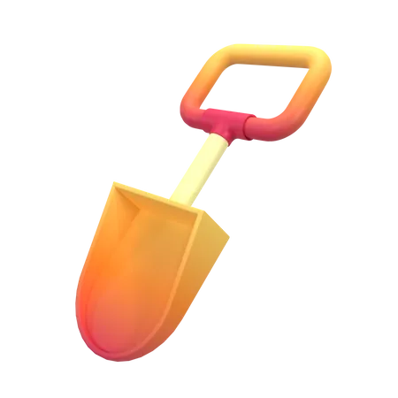 Pala de arena  3D Icon