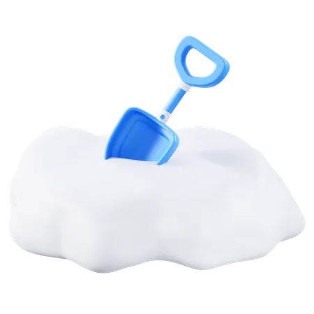 Pala de nieve  3D Icon