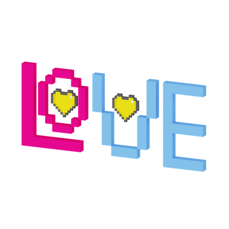 Palabra de amor  3D Icon