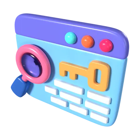 Palabra clave  3D Icon