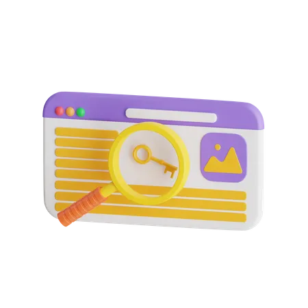 Palabra clave  3D Icon