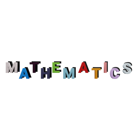 Palabra matematica  3D Icon