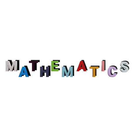 Palabra matematica  3D Icon